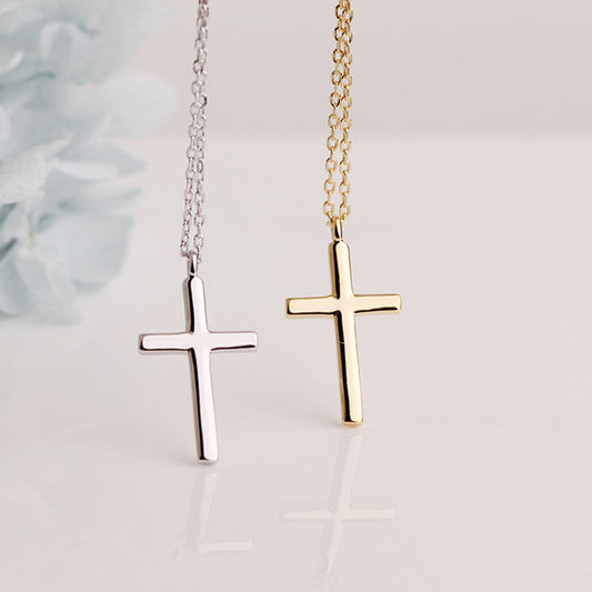 Cross Pendant Necklace - Womens