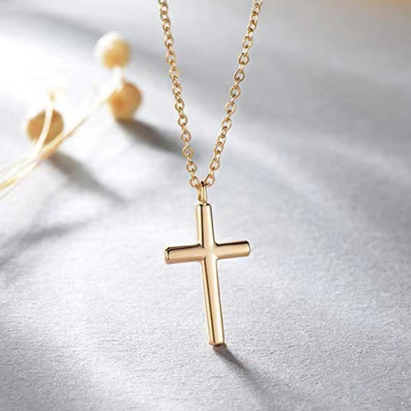 Cross Pendant Necklace - Womens