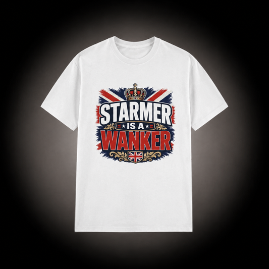 Starmer is a Wanker T-Shirt (White)