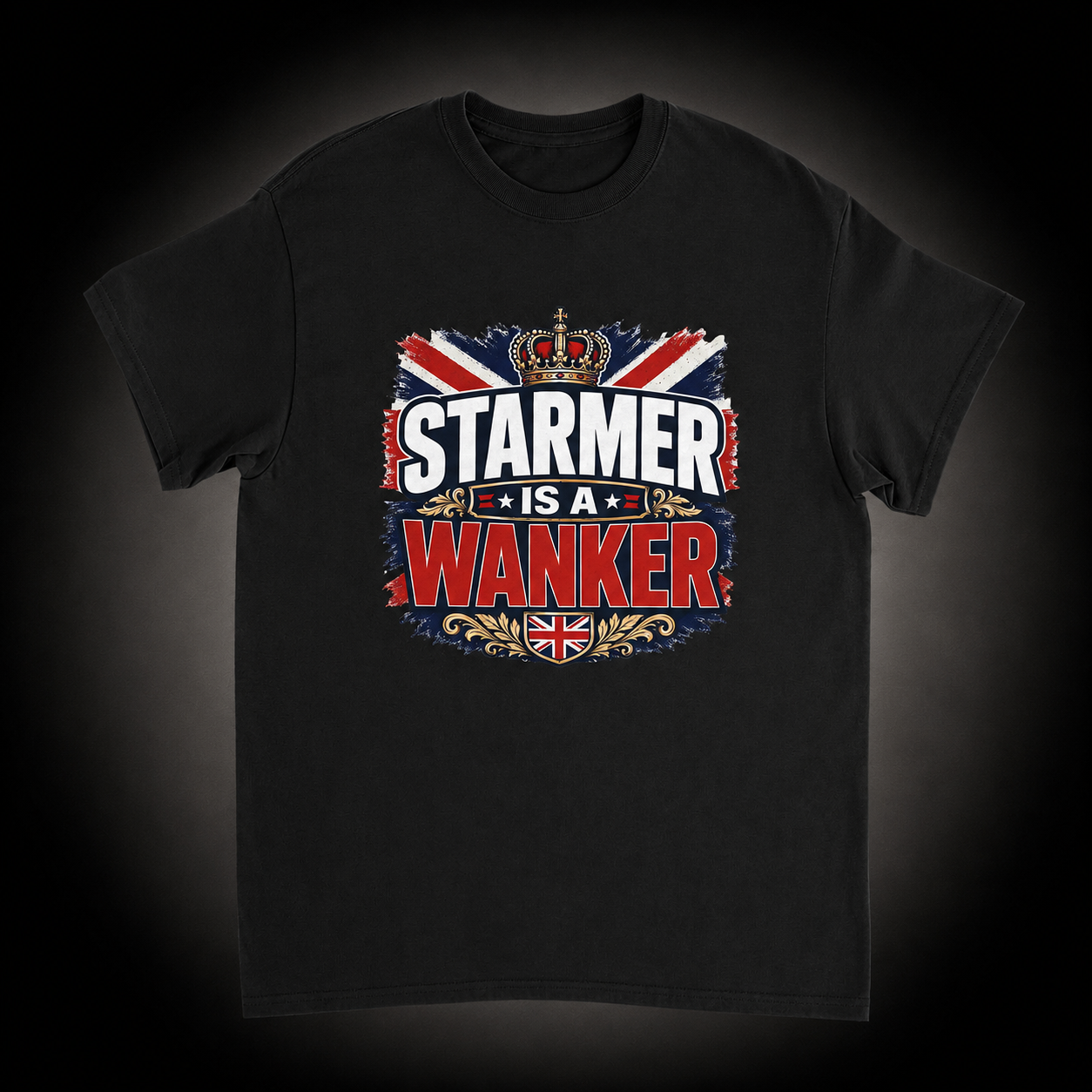 Starmer is a Wanker T-Shirt (Black)