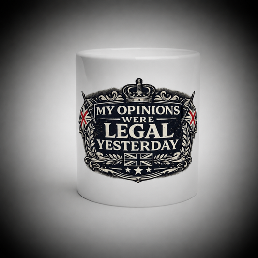 My Opinions Were Legal Yesterday Mug