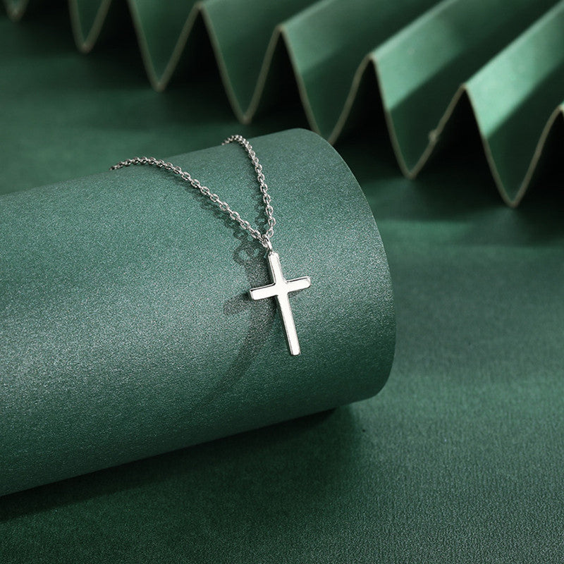 Cross Pendant Necklace - Womens